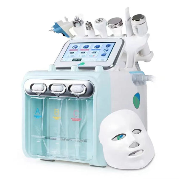 7-in-1 Multi-function Wrinkle-removing Skin Cleaner Hydrogen-oxygen Beauty Instrument Professional Small Bubble Skin Rejuvenation Facial Care Device