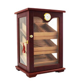 Large Capacity Cigar Display Humidor Cabinet Built