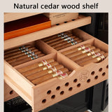 Cigar Mellow Cooler Humidor Cabinet Partition Hier