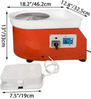 Electric Pottery Wheel Ceramic Machine 25cm Cerami